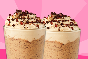 Tu segundo Brownie Caramel Frappuccino® al 50%.